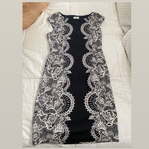 Black and White cocktail dress
